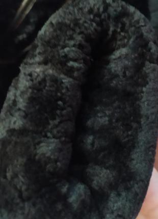 Женская шуба из мутона3 фото