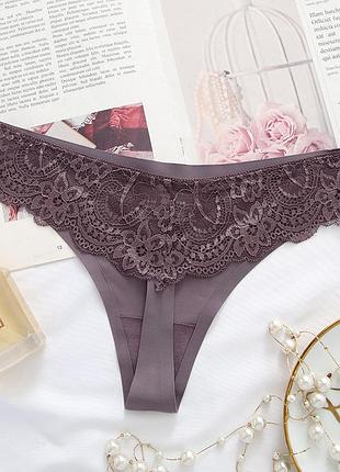 Пудрові трусики стрінги сексуальна білизна пудровые стринги сексуальные трусики 2245