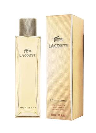 Женская парфюмированная вода lacoste pour femme (изящный, элегантный аромат)2 фото