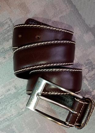 Ремень/пояс натуральная кожа abrams solid brass made in italy ремень