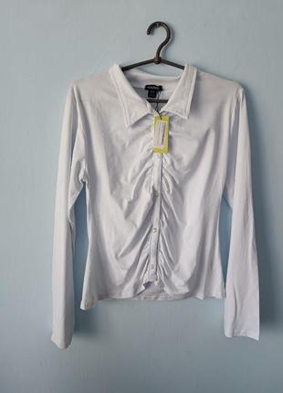 Розпродаж ❗теріновий продаж сорочка блуза блузка базова класична низька ціна