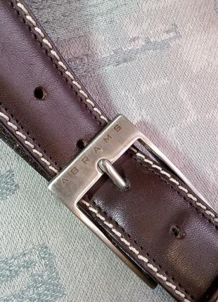 Ремень/пояс натуральная кожа abrams solid brass made in italy ремень