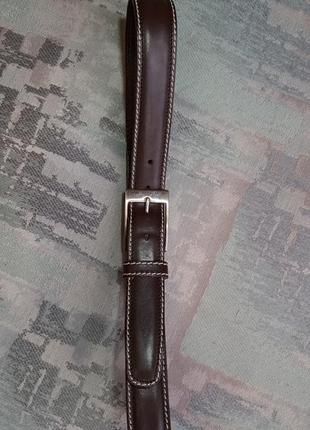 Ремень/пояс натуральная кожа abrams solid brass made in italy ремень