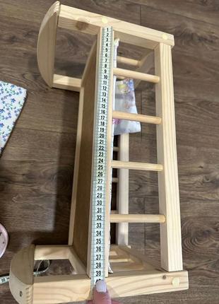 Продам лялькове дерев'яне ліжечко люльку для бебіборну та інших ляльок