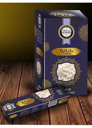Made in heaven white copal 15 грам, ароматичні палички, натуральні палички, пахощі