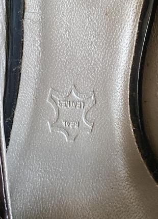 Туфли кожа лаковая изумительные дорогой бренд германии marc размер 389 фото