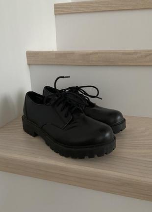 Стильные туфли, оксворды на грубой подушке2 фото