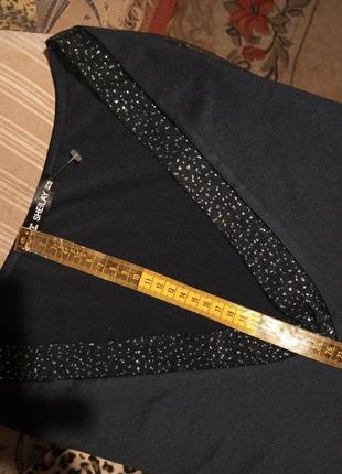 Нарядная,трикотажная-масло блузка-трапеция с рукавами-сеточкой,большого размера,sheilay9 фото