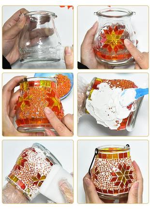 Мозаика. набор сделай сам. подсвечник набор №27