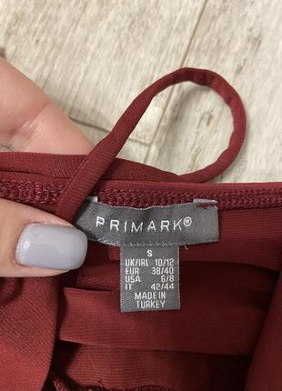 Боди primark размер 44-46 s-m цвет марсал4 фото