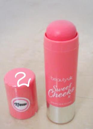 Beauty uk sweet cheeks cream blusher кремові рум'яна