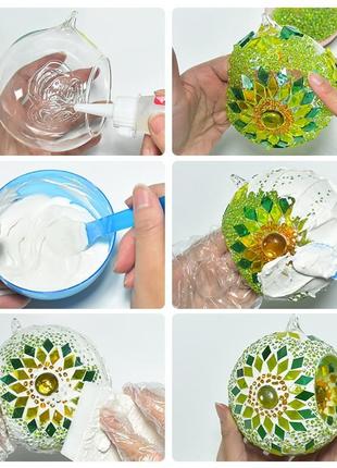 Мозаика. набор сделай сам. подсвечник на кронштейне. набор №8