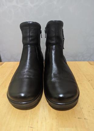 Ecco gore-tex - кожаные водонепроницаемые ботинки сапожки2 фото