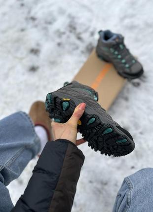 Оригинальные треккинговые зимние ботинки merrell moab 3 mid горизонтальноx j5002366 фото