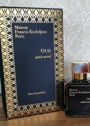 Maison francis kurkdjian oud satin mood💥original 2 мл распив аромата затест3 фото