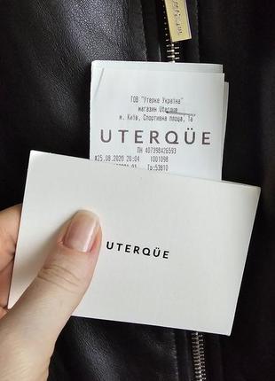 Косуха uterque, кожаная куртка3 фото