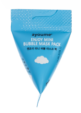 Маска для обличчя киснева enjoy mini bubble mask pack, 3 г (252198)1 фото