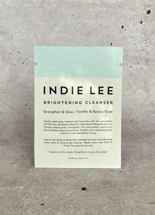 Indie lee - brightening cleanser - гель для вмивання