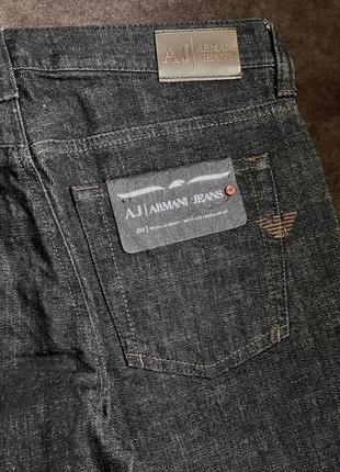Джинсы armani jeans оригинальные черные7 фото