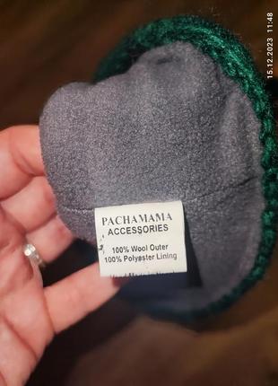 Pacha mama шапка новоаогодняя елка шерстяная