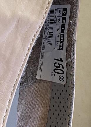 Туфельки шкіряні дивовижні дорогий бренд італії maripe розмір 403 фото