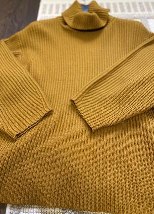 Свитер женский, вязаный свитер акрил, свитерик от top shop оверсайз, гольф объемный женский2 фото
