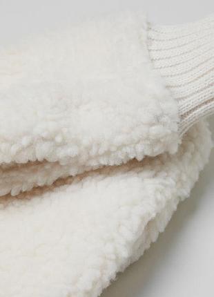 8-12/12-14 г h&m новые фирменные подростковые детские трендовые теплые перчатки перчатки тедди2 фото