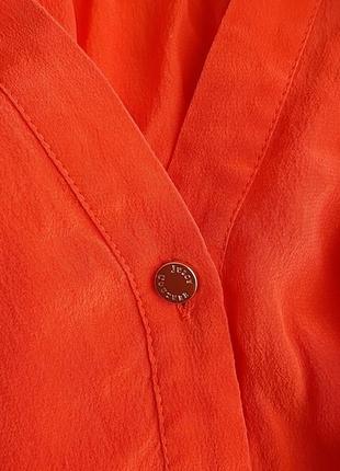 Новая шелковая брендовая блуза 100% шелк silk juicy couture4 фото