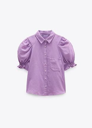 Льняна сорочка зара zara