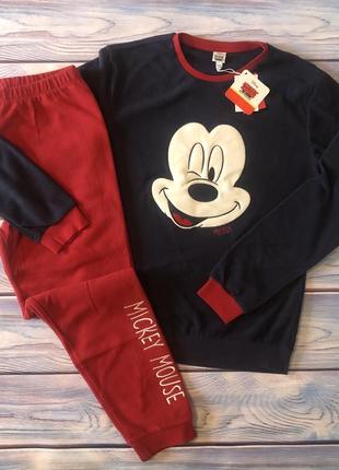 Флисовая пижама, домашний костюм ovs с mickey mouse