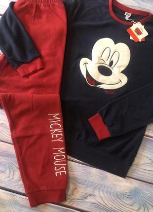 Флисовая пижама, домашний костюм ovs с mickey mouse2 фото