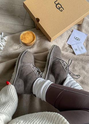 Угги ugg neumel grey3 фото