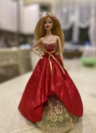 Лялька барбі одяг для барбі mattel ляльковий одяг плаття червоне модель2 фото