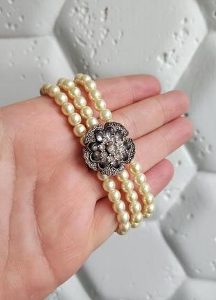 Браслет на руку  из жемчуга эйвон бижутерия avon