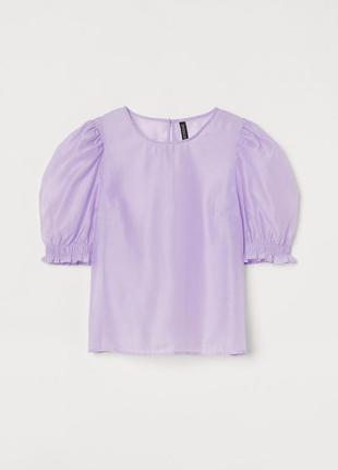 Блузка для женщины h&m 0928189-002  сиреневый