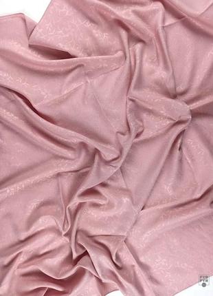 Платок шерсть шерстяной однотонный розовый теплый тонкий новый2 фото