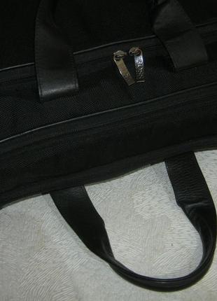 Оригинал/номерная статусная мужская черная сумка-портфель6 фото