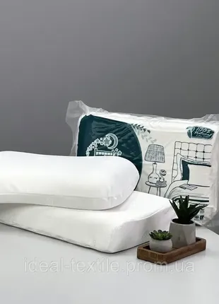 Ортопедична подушка contour pillow 100% латекс 40х60х12 см таїланд4 фото