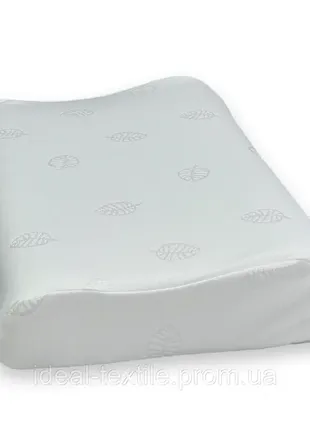 Ортопедична подушка contour pillow 100% латекс 40х60х12 см таїланд2 фото