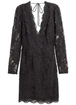 Вечірня мереживна сукня h&m