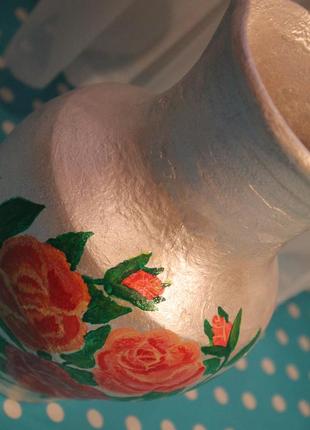 Глиняний глечик ваза2 фото