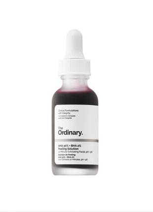 Популярний пілінг для обличчя the ordinary aha 30% + bha 2% exfoliating peeling solution3 фото