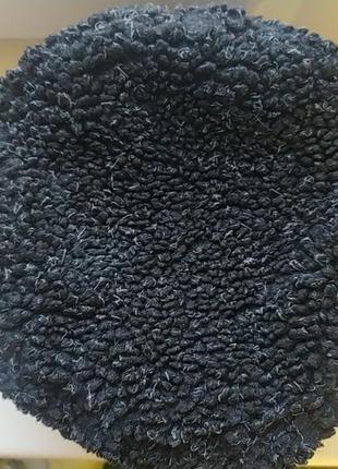 Шапка georgia rianne черная из искусственного меха4 фото