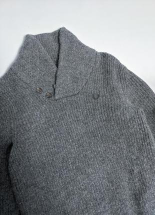 Fred perry мужской вязаный шерстяной шерстяной свитер с высоким горлом воротником кардиган s 46 polo ralph lauren hugo boss uniqlo tommy hilfiger2 фото