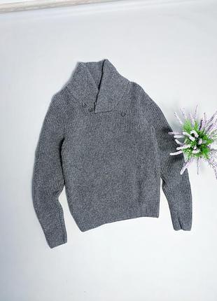 Fred perry чоловічий в'язаний вовняний шерстяний светр з високим горлом коміром кардиган s 46 polo ralph lauren hugo boss uniqlo tommy hilfiger