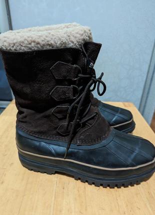 Elk woods - зимние кожаные водонепроницаемые ботинки сапоги снегоходы