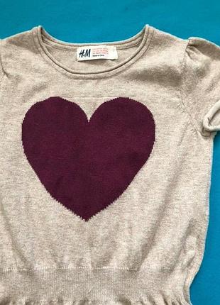 Плаття на дівчинку 98/104 см h&m 2