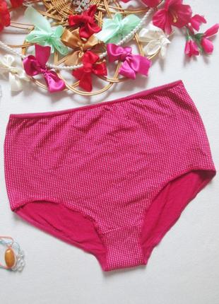 Классные высокие хлопковые трусики батал в мелкий горох primark 💖🌺💖