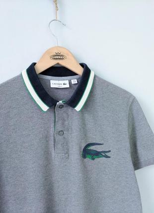 Lacoste Grau polo мужская футболка поло с воротником локосте серая para perry Grau polo ralph lauren tommy hilfiger hugo boss nike м