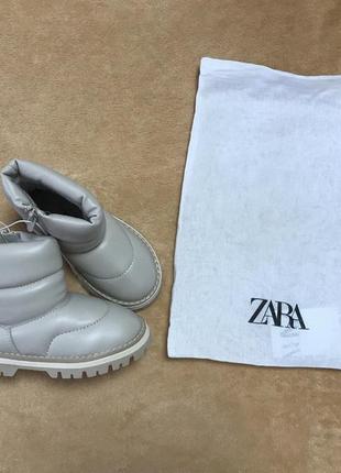 Зимние сапожки zara